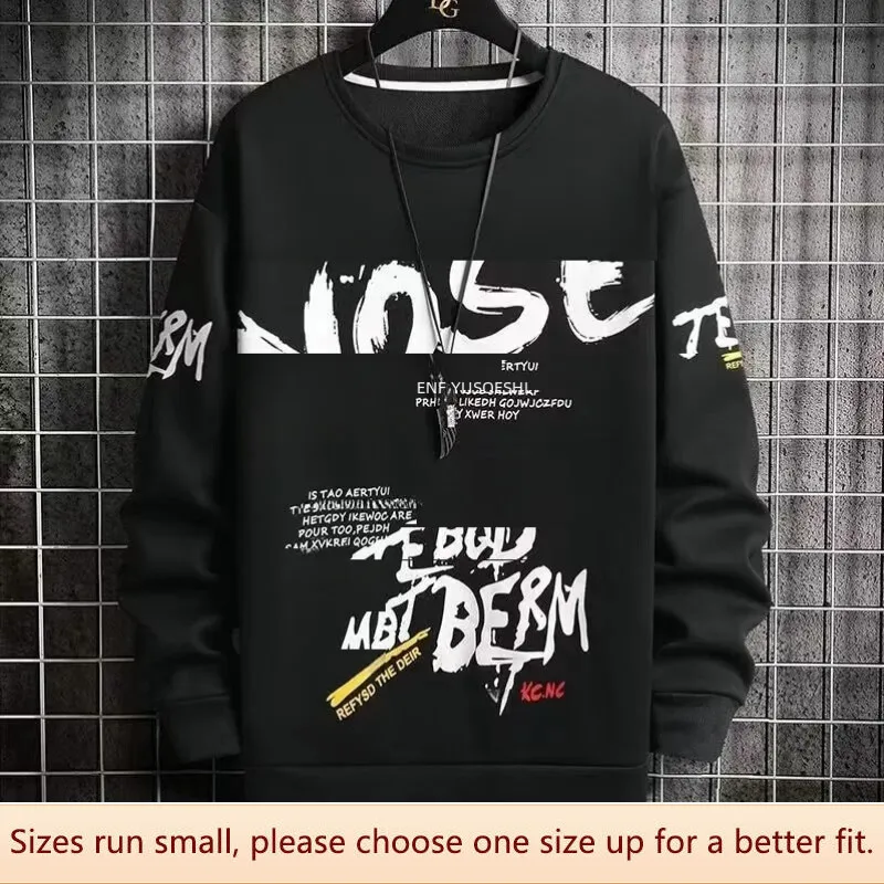 Men Long Sleeve Round Neck Sportswear Spring Autumn Loose Outdoor Coat Casual Spring Season Couple Clothes