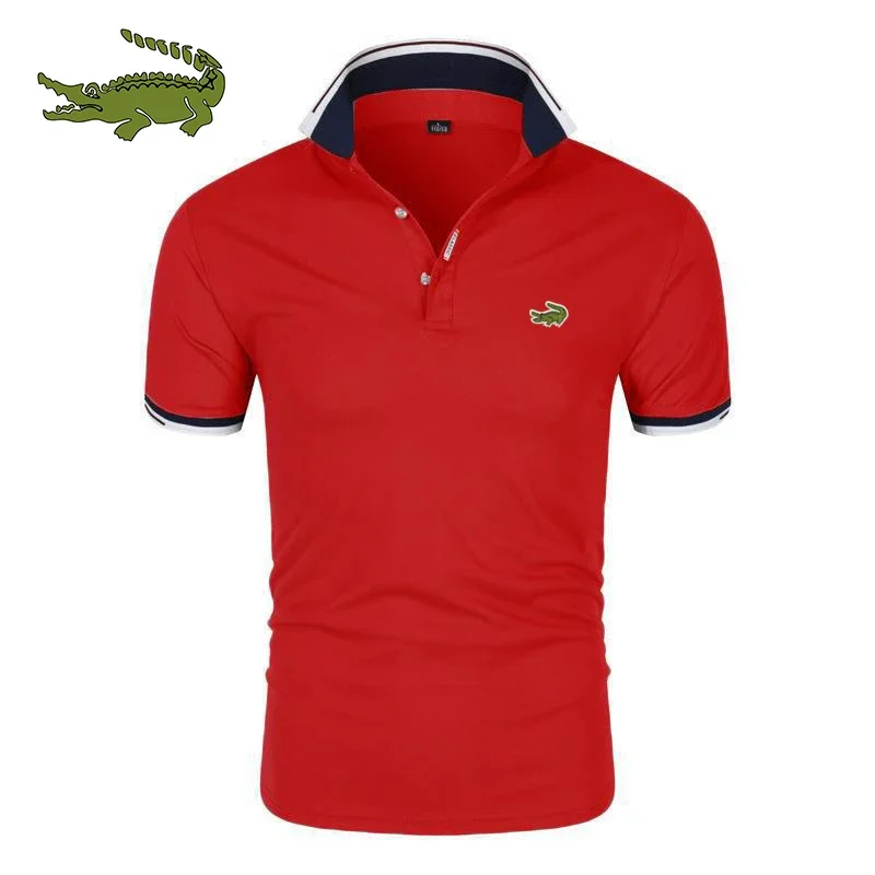 New Lacoste High Quality Polo t shirt for men New t-shirt Mens polo shirt Embroidered Shirt male Summer T shirt for men Top Polo