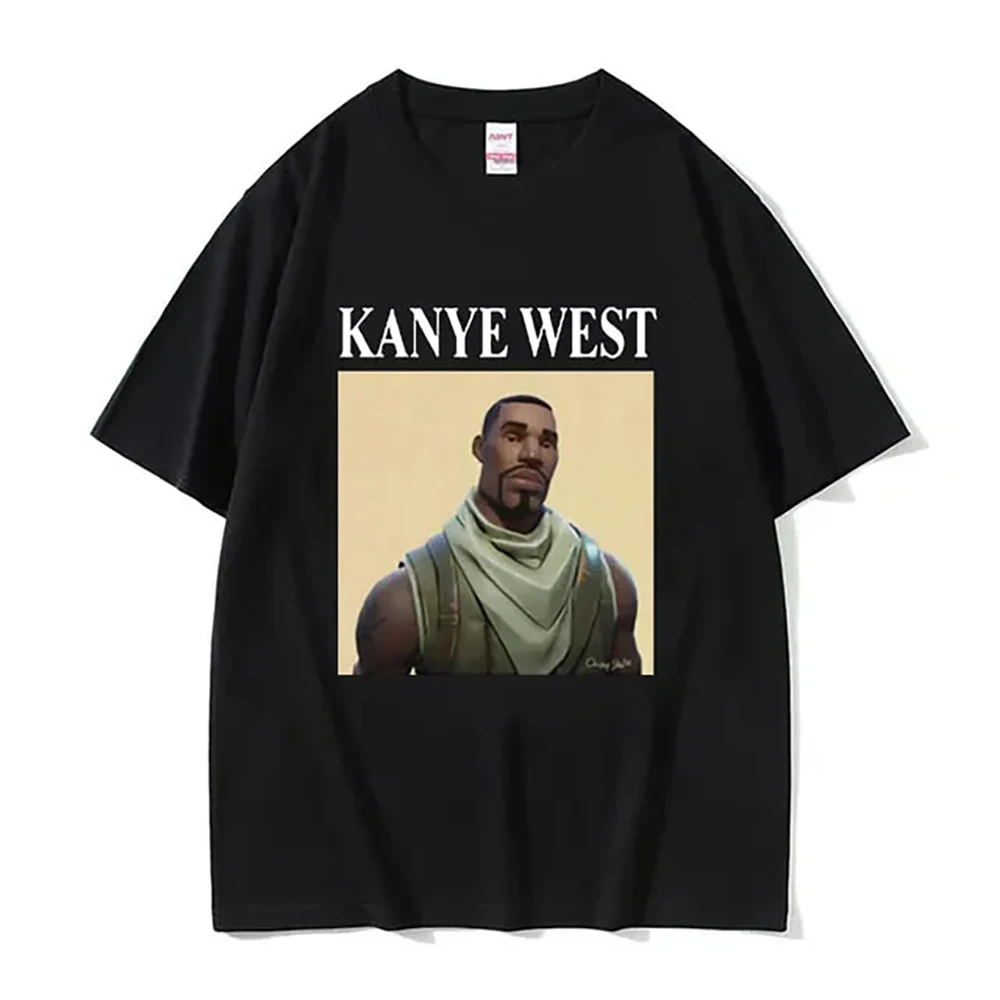 ZYXZ Kanye Funny T-Shirt For Men Rap Style Shirt Hip Hop Vintage Cotton Short Sleeve T-Shirt Oversized Streetwear #915024