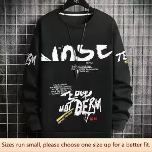 Men Long Sleeve Round Neck Sportswear Spring Autumn Loose Outdoor Coat Casual Spring Season Couple Clothes