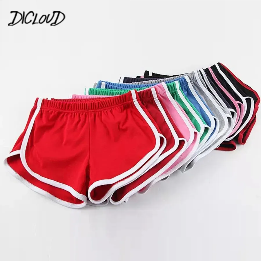 Fashion Stretch Waist Casual Shorts Woman High Waist Black White Shorts Harajuku Beach Sexy Short Women’S Clothing
