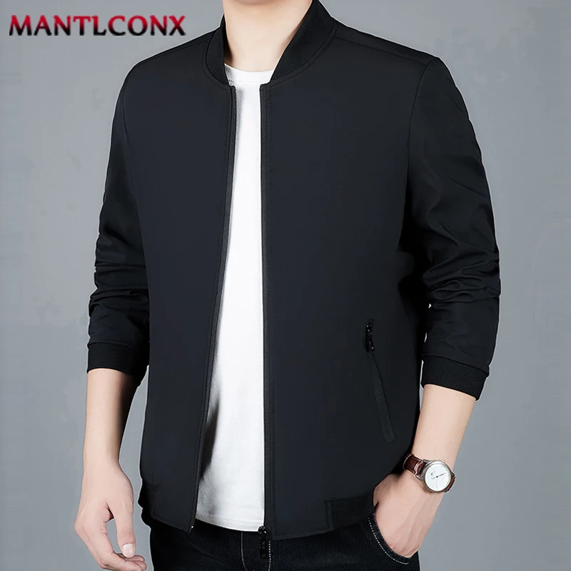 Quality Solid Color Causal Jacket Men Baseball Coat Youthful Trend Jackets for Men Business Office Dress Jacket Autumn Spring