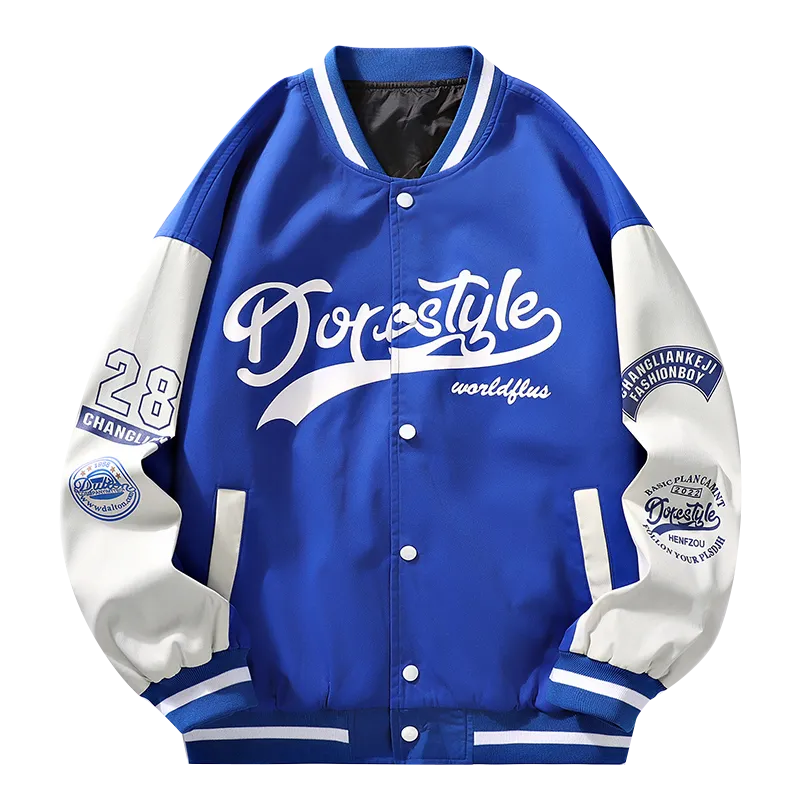 Spring and Autumn New Baseball Suit Jacket Men’s Coat Trendy Loose Casual Jacket