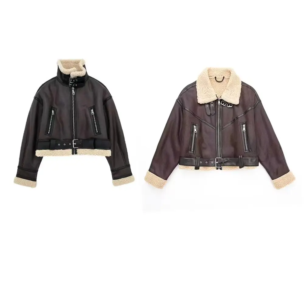 UNIZERA 2023 Autumn/Winter New Women’s Wear New Fashion Casual Versatile Double sided Short Jacket Coat