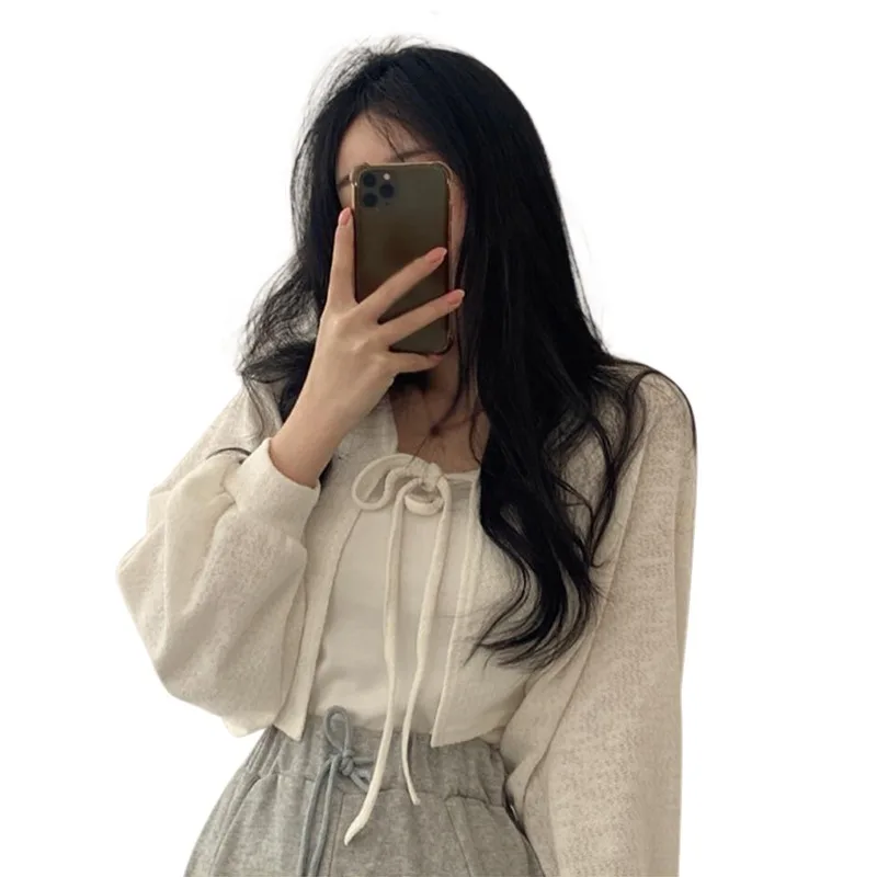 Women Long Sleeves Open Front Lightweight Sun Protection Cardigan