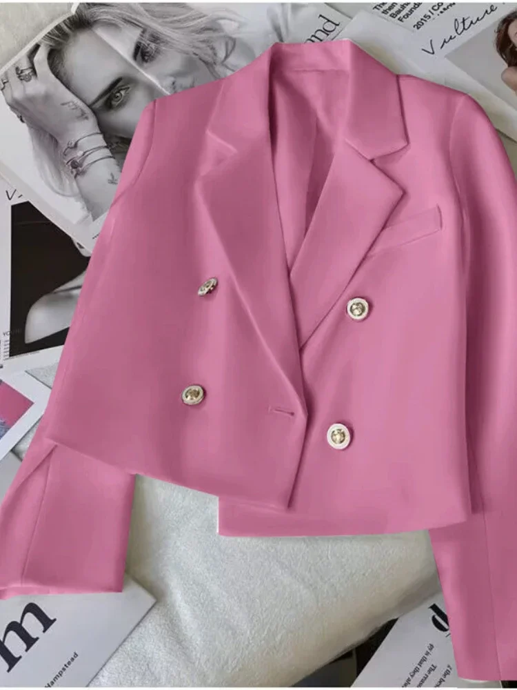 Women’s Blazers Korean Version Slim Fit Fashion Suits Long Sleeve Jackets for Office Lady Women Official Clothing Casual Coats