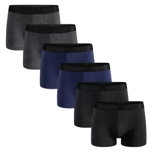 6pcs Pack 2024 Men Panties Cotton Underwear Male Brand Boxer And Underpants For Homme Luxury Set Shorts Box Slip Kit