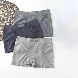 New Magnetic Men Panties Seamless Sports Underpant High Elastic Breathable Comfortable Flat Pants Men Mid-Waist Boxers Underwear
