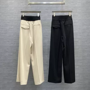 WL-2011007905 Women's 2024 Early Spring Acetate Suit Material Stretch High Waist Classic Straight Trousers