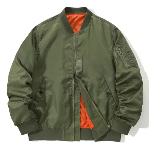 Wholesale Outdoor Flight Jacket Man Baseball Uniform Style Fashion Waterproof Plus Size Bomber -JK-06
